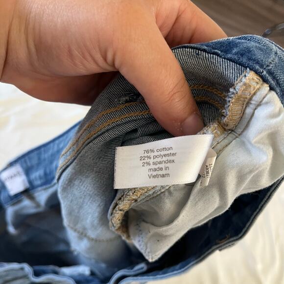 Lane Bryant Plus Sz 24 3.5 inch Inseam High Rise Denim Jean Shorts - Picture 4 of 6